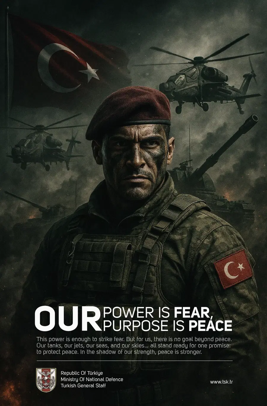 MINISTRY OF NATIONAL DEFENCE campaign artwork 3