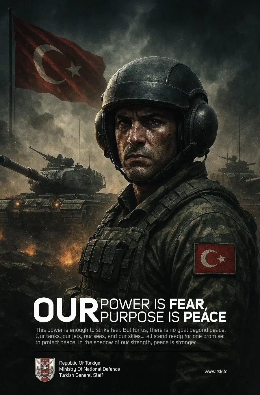 MINISTRY OF NATIONAL DEFENCE campaign artwork 7